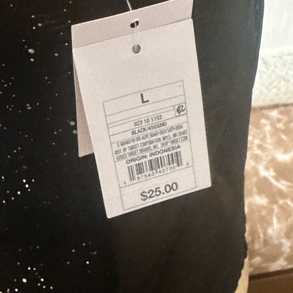 NWT Auden black corset top - Picture 2 of 4